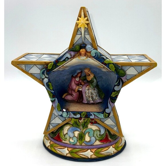 Jim Shore Lighted‎ Nativity 2009 Winter's Miracle Silent Star Winter #4015888 - Picture 13 of 15